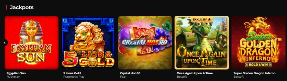 God of Casino Game Jackpots